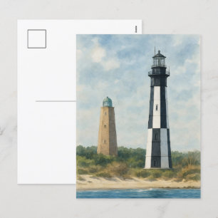 Postal Festiva Faros de Cape Henry
