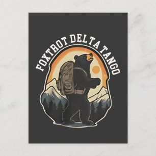 Postal Festiva FDT resiste el filete del oso Delta Tango