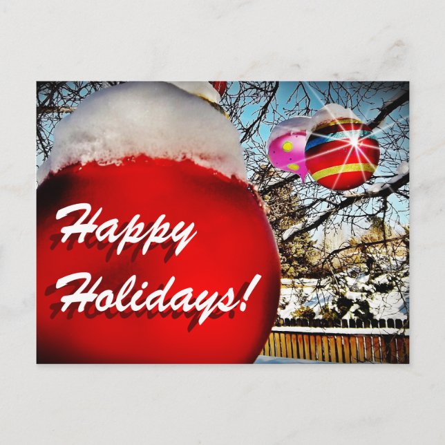 Postal Festiva ¡Felices Fiestas! (Anverso)