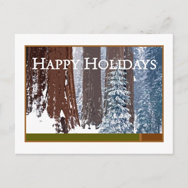 Postal Festiva Felices Fiestas (Anverso)