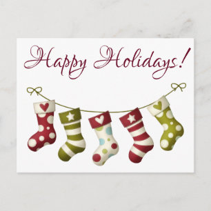 Postal Festiva Felices Fiestas