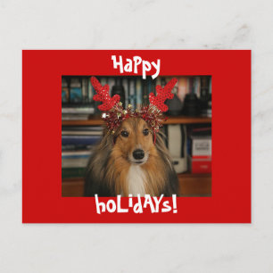 Postal Festiva Felices fiestas