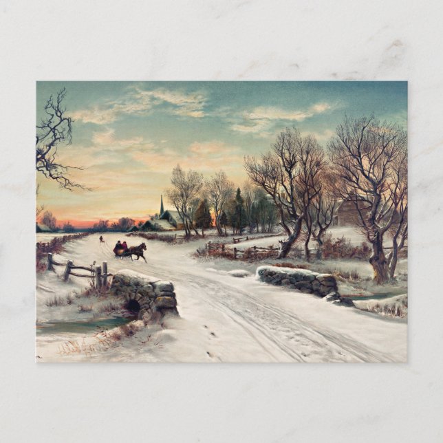 Postal Festiva ¡Felices Fiestas! (Anverso)