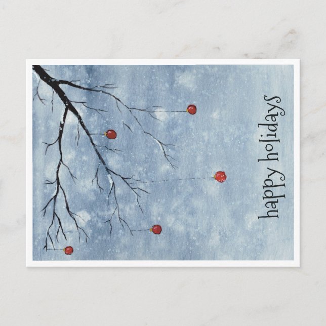 Postal Festiva Felices Fiestas (Anverso)