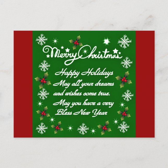 Postal Festiva Felices Fiestas#4_ (Anverso)