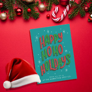 Postal Festiva Felices Fiestas Empresariales