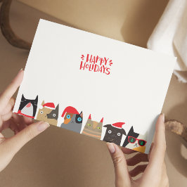 Postal Festiva ¡Felices Fiestas! Navidades de Personalizados de S