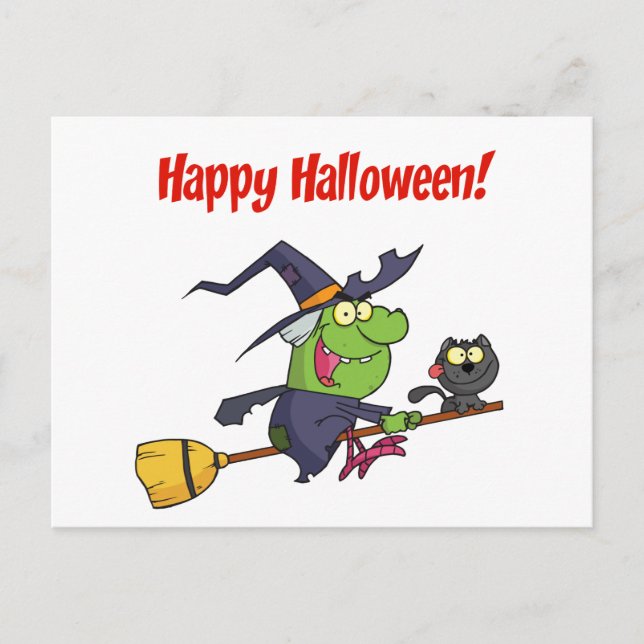 Postal Festiva Felices Fiestas Saludando Con Harrison (Anverso)