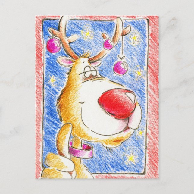 Postal Festiva ¡Felices Navidad! (Anverso)