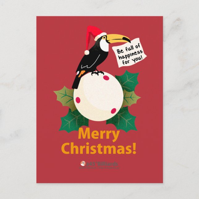 Postal Festiva ¡Felices Navidad! (Anverso)