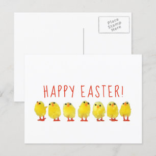 Postal Festiva Felices Pascuas