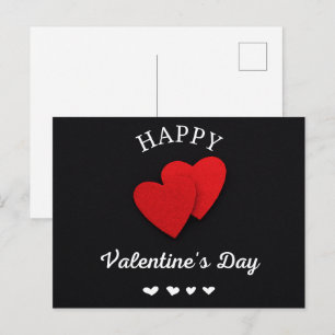 Postal Festiva Felices regalos de ideas del Día de San Valentín 2