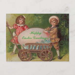 Postal Festiva ¡Felices Saludos De Pascua!