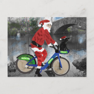 Postal Festiva Felices vacaciones en Nueva York