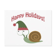 Felices vacaciones, Navidades de caracoles de Cute