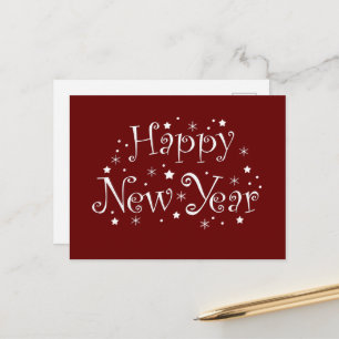 Postal Festiva Feliz Año Nuevo