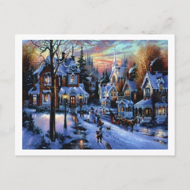 Postal Festiva Feliz Año Nuevo (Anverso)