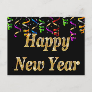 Postal Festiva Feliz Año Nuevo
