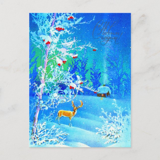 Postal Festiva Feliz Año Nuevo (Anverso)