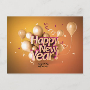Postal Festiva Feliz Año Nuevo