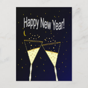 Postal Festiva Feliz Año Nuevo