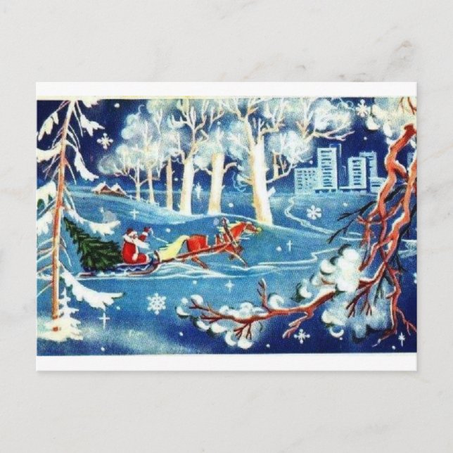 Postal Festiva ¡Feliz Año Nuevo! (Anverso)