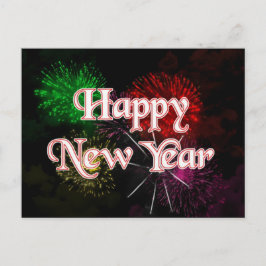 Postal Festiva Feliz Año Nuevo