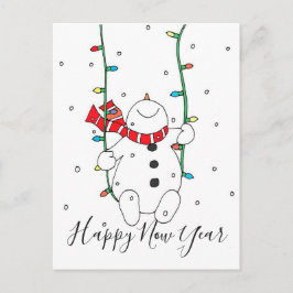 Postal Festiva Feliz Año Nuevo