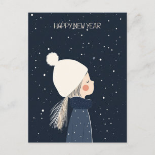 Postal Festiva Feliz Año Nuevo