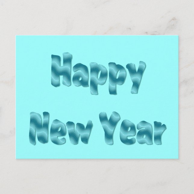 Postal Festiva Feliz Año Nuevo (Anverso)