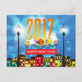 Postal Festiva Feliz Año Nuevo 2017
