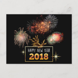 Postal Festiva Feliz Año Nuevo 2018