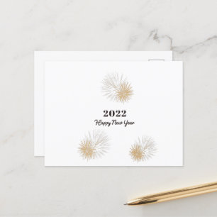 Postal Festiva Feliz Año Nuevo 2022