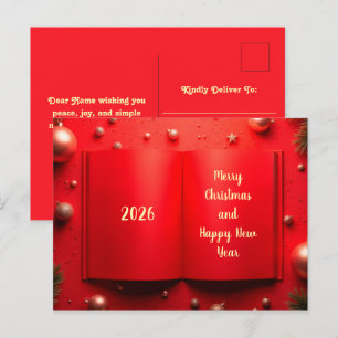 Postal Festiva Feliz Año Nuevo 2027