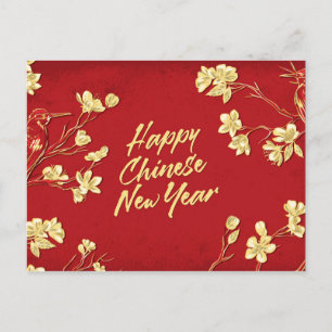 Postal Festiva Feliz Año Nuevo chino