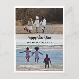 Postal Festiva Feliz Año Nuevo - COLLAGE DE FOTOS - Personalizado