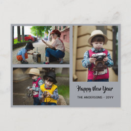 Postal Festiva Feliz Año Nuevo - COLLAGE DE FOTOS - Personalizado