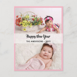 Postal Festiva Feliz Año Nuevo - COLLAGE DE FOTOS - Personalizado