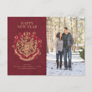 Postal Festiva Feliz Año Nuevo | Foto de la familia de Escudos HO