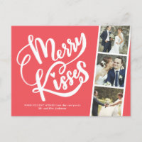 Feliz beso a nuevos Navidades gracias
