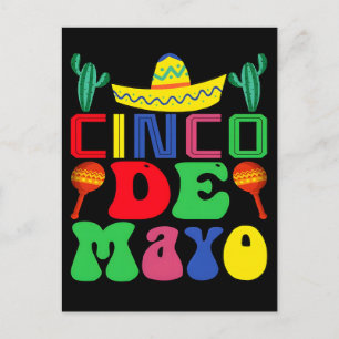 Postal Festiva Feliz cinco de mayo día cinco de mayo motivacional