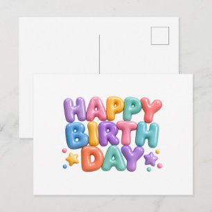 Postal Festiva Feliz Cumpleaños