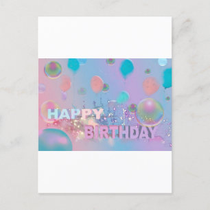 Postal Festiva Feliz cumpleaños
