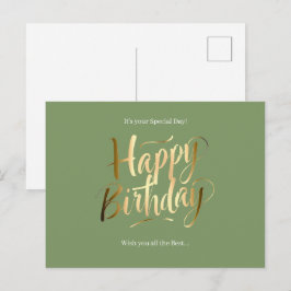 Postal Festiva Feliz Cumpleaños Día Especial