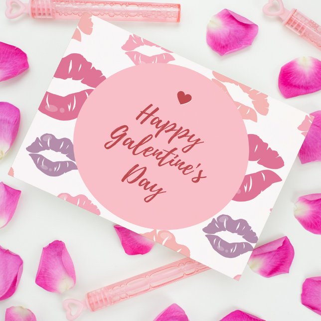 Postal Festiva Feliz Día de Galentine (Subido por el creador)