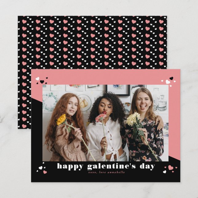 Postal Festiva Feliz Día de Galentine (Anverso / Reverso)
