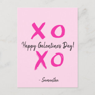 Postal Festiva Feliz Día de Galentine personalizado
