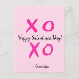 Postal Festiva Feliz Día de Galentine personalizado