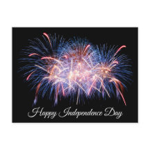 Feliz Día de la Independencia Despliegue de Fuegos