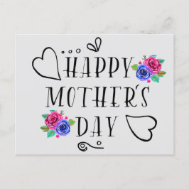 Postal Festiva Feliz día de la madre